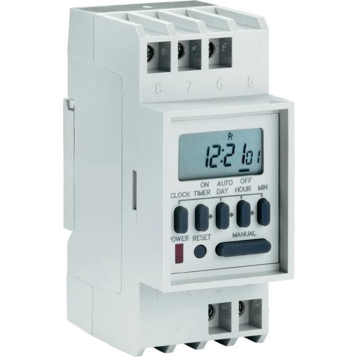 Minuterie hebdomadaire électronique alimentatio… Achat / Vente prise programmable Minuterie Minuterie hebdomadaire électronique alimentatio… Achat / Vente prise programmable Minuterie