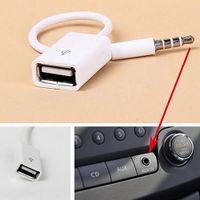 SAUTOIR ET COLLIER Voiture MP3 3.5mm mâle AUX Audio Plug Jack à USB 2 SAUTOIR ET COLLIER Voiture MP3 3.5mm mâle AUX Audio Plug Jack à USB 2