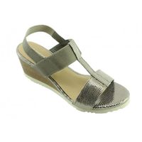 SANDALE - NU-PIEDS Jasmine – Sandale à talon compensé chaussures élas SANDALE - NU-PIEDS Jasmine – Sandale à talon compensé chaussures élas