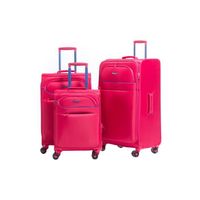 SET DE VALISES VERAGE - Ensemble de 3 Valises souples 4 Roues dou SET DE VALISES VERAGE - Ensemble de 3 Valises souples 4 Roues dou