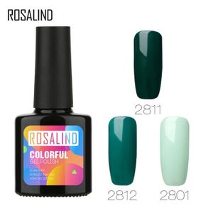 GEL UV ONGLES ROSALIND Gel 10ML 3PCS / LOT Vert Couleur 10ml Ver