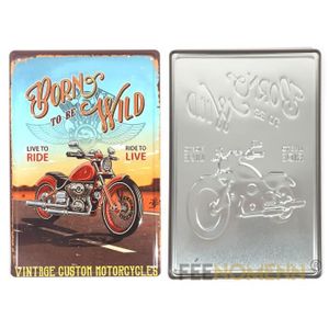 Plaque metal moto - Achat / Vente pas cher