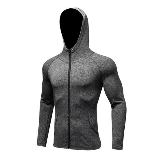 Avec À Homme De Poches Capuche Gym Sport Veste qtXnZt