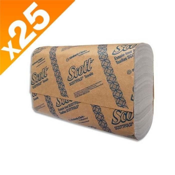 KIMBERLY - Lot de 25 paquets 175 essuie-mains