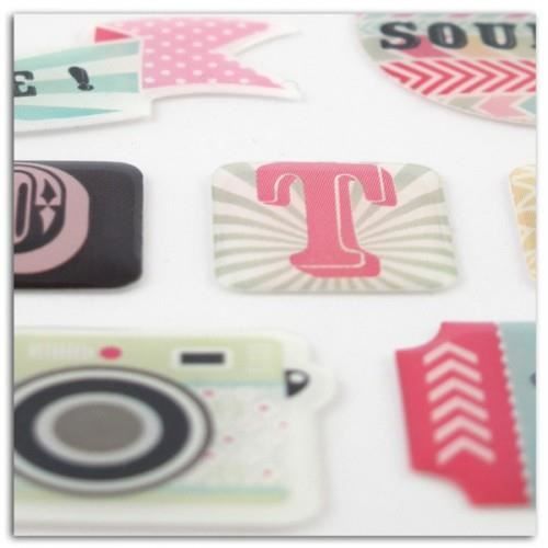 TOGA 32 Stickers Epoxy Clic Clac - 15x15 cm