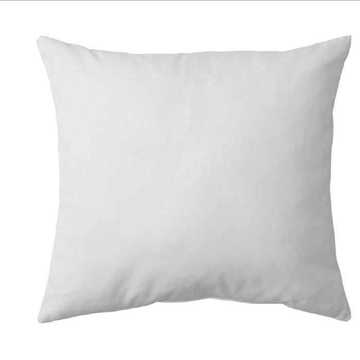 COTE DECO Taie d'Oreiller 63x63 cm - Blanc
