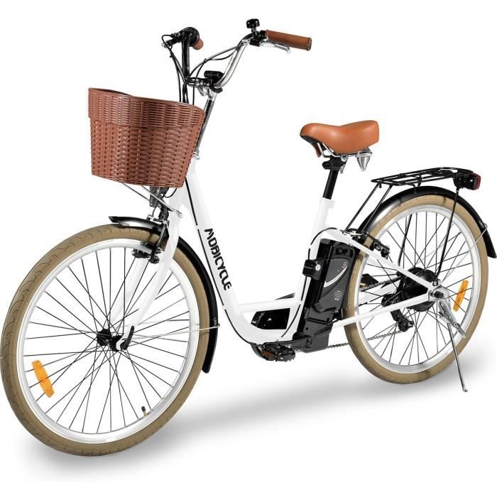 MOBICYCLE Vélo de ville électrique E-City - Moteur 250 W XAD - Cadre XCX 26\