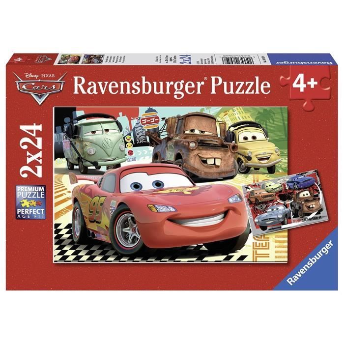 CARS Puzzle 2x24 pcs Nouvelle aventure