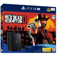 CONSOLE PS4 NOUVEAUTÉ Pack PS4 Pro 1To Noire + Red Dead Redemption 2 Edi CONSOLE PS4 NOUVEAUTÉ Pack PS4 Pro 1To Noire + Red Dead Redemption 2 Edi