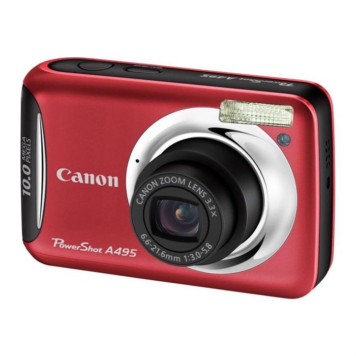 CANON PowerShot A495 Rouge   Achat / Vente COMPACT CANON PowerShot