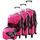 Lot de 3 valises vanity case Madisson Borabora fuc