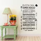 Accueil Regles Citations Sticker Famille Decor A La Maison Salon Chambre Art Mural Stickers Muraux Amovible Achat Vente Stickers Cdiscount