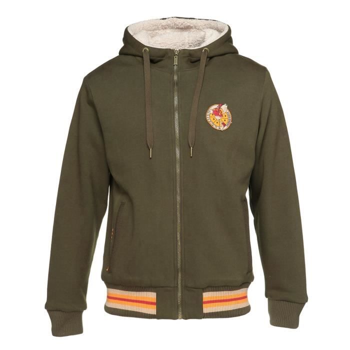 EQUI-THEME Blouson à capuche d'équitation - Homme - Brun