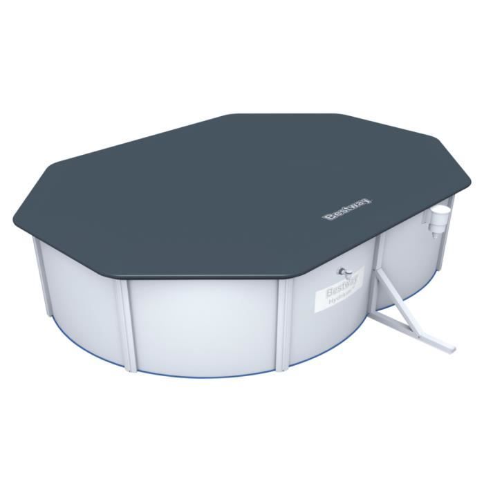 Bâche 4 saisons ovale 5.08m x 3.71m - Bestway - Pour piscine Hydrium
