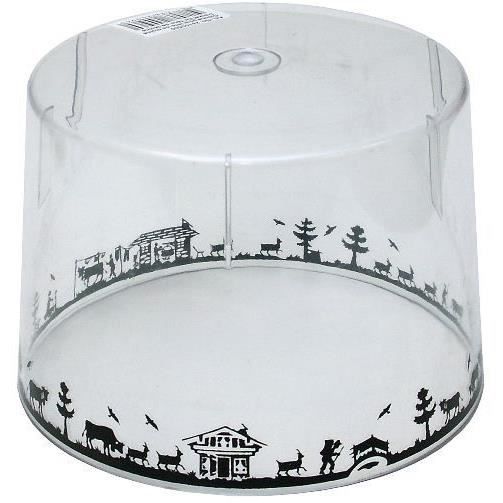 Cloche alimentaire chanterelle Alpes - plexi