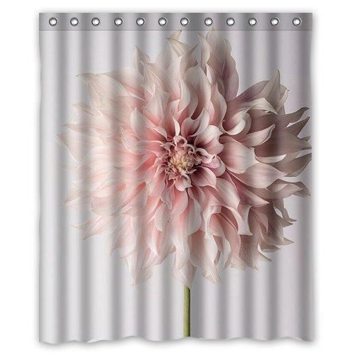 ED0095GG-2040 fleurs Vert Gris Orange Dahlia Motif floral rideau de ... ED0095GG-2040 fleurs Vert Gris Orange Dahlia Motif floral rideau de ...