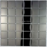 CARRELAGE - PAREMENT Carrelage inox pour credence cuisine mi-reg-noi CARRELAGE - PAREMENT Carrelage inox pour credence cuisine mi-reg-noi