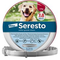 ANTIPARASITAIRE SERESTO Collier antiparasitaire - Pour grand chien ANTIPARASITAIRE SERESTO Collier antiparasitaire - Pour grand chien