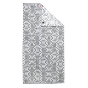 SERVIETTES DE BAIN DONE Drap de douche Ethno - 70x140 cm - Argent et 