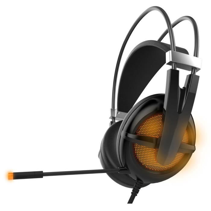 Casque Gaming G938 7.1 Somic Noir, gris et orange