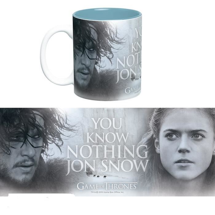Mug Games Of Thrones - 460 ml - You Know Nothing - avec boite - ABYstyle