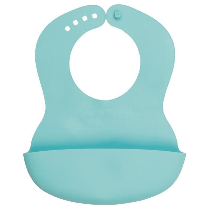 BEBE CONFORT Bavoir rigide doux woodcamp - bleu