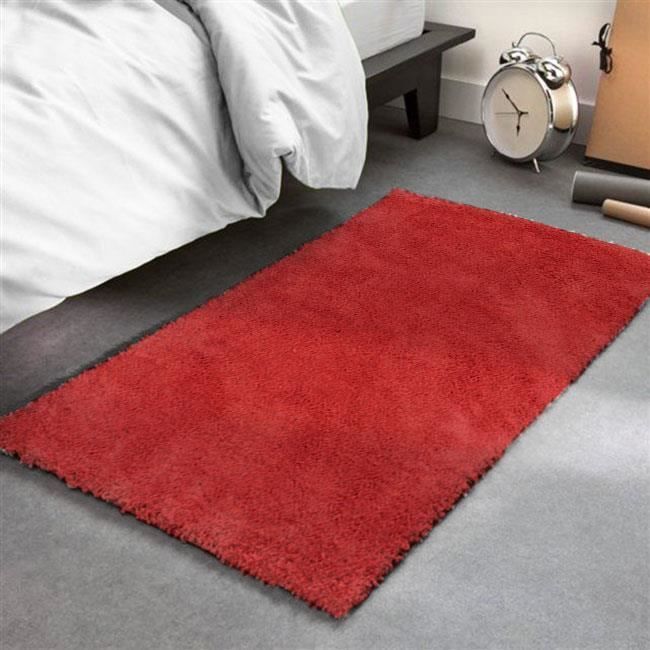 Tapis Caline 60x90cm Rouge