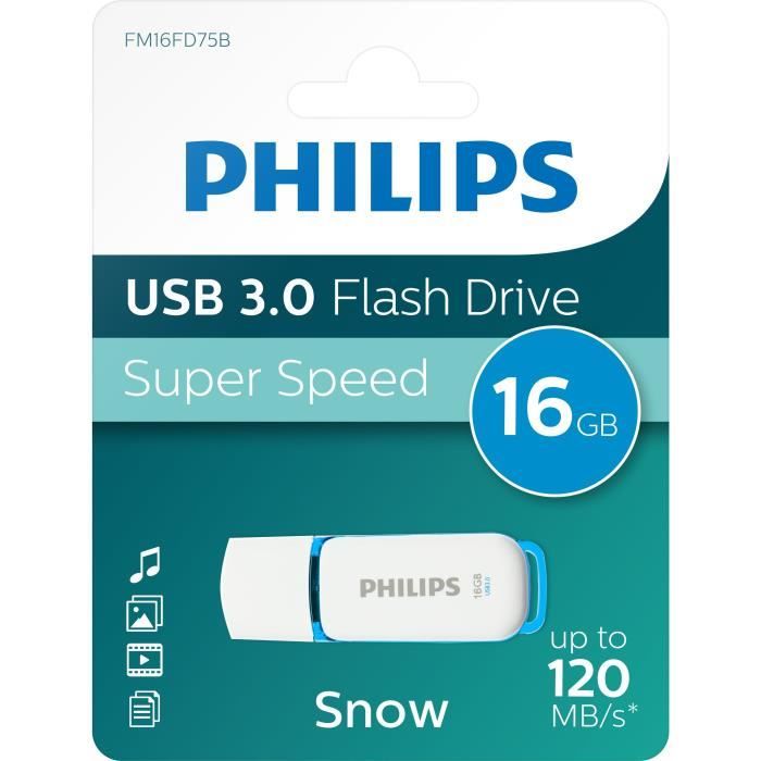 PHILIPS CLE SNOW 16GO USB3.0