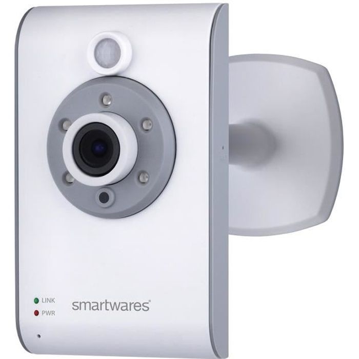 SMARTWARES Camera de surveillance IP sans fil connectee HD 720P LANWi Fi pour interieur C733IP