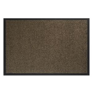 TAPIS D'ENTRÉE Tapis d´entrée TWISTER - Marron brun - 60x90 cm - 