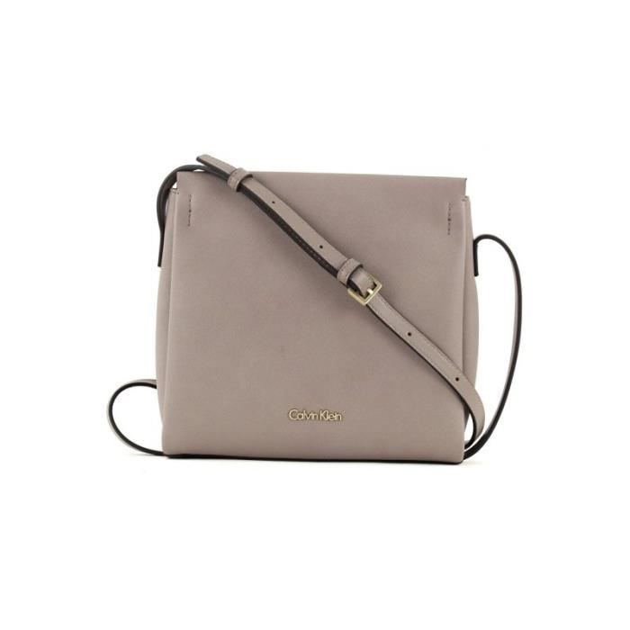 CALVIN KLEIN Sac de Bandoulière K60K602142 MARISSA FLAT CROSSBODY Marron Femme
