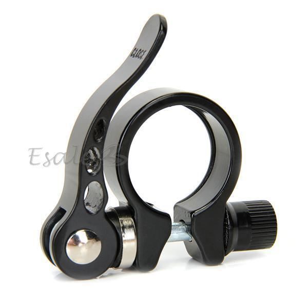 Collier De Serrage Rapide Vélo Prasacco 31.8mm - Attache Selle Noir Pour VTT Et Vélo Route