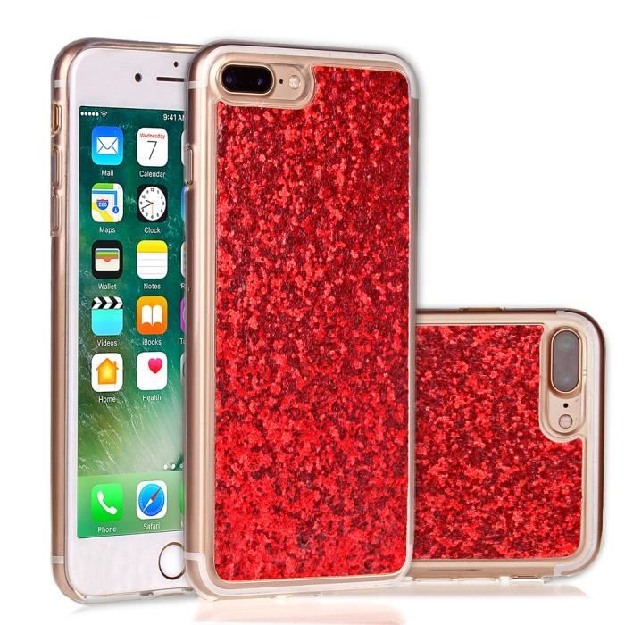 coque iphone 7 plus rouge paillette coque iphone 7 plus rouge paillette