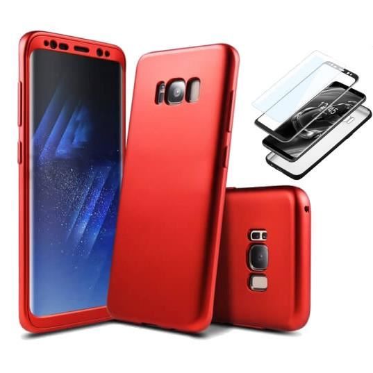 coque integrale rouge note 8 samsung
