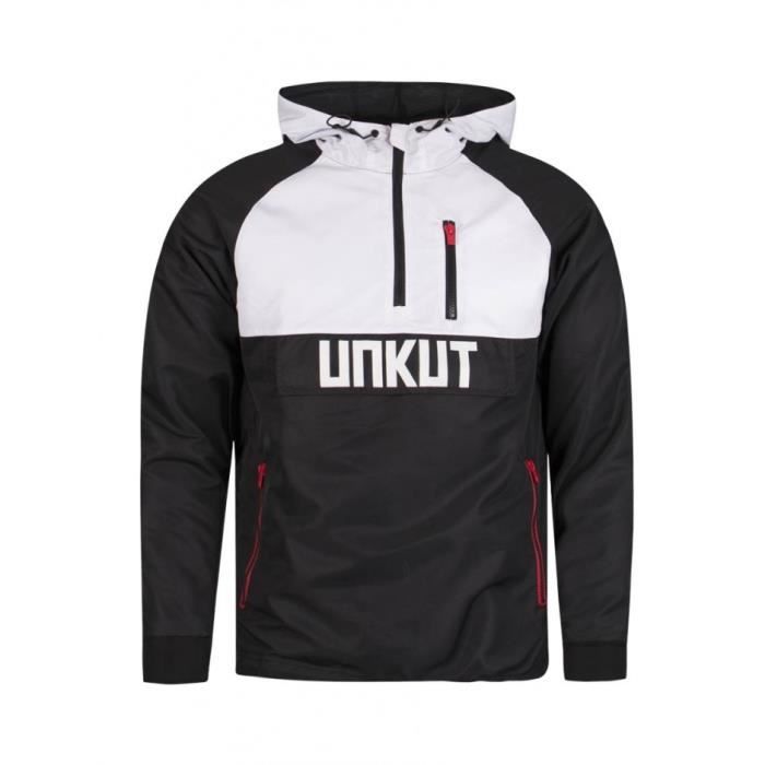 à Veste Pilot Sweat Capuche Noir Hoody Unkut Homme Multisports