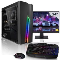 UNITÉ CENTRALE + ÉCRAN Megaport Super Méga Pack - Unité centrale PC gamer UNITÉ CENTRALE + ÉCRAN Megaport Super Méga Pack - Unité centrale PC gamer