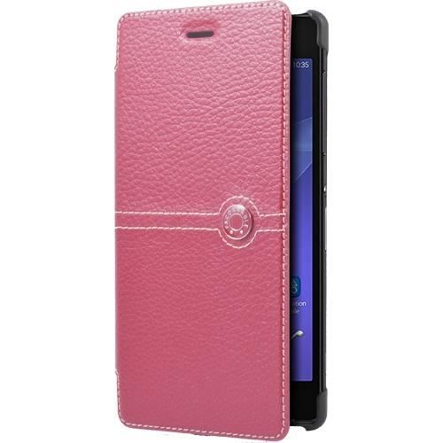 FACONNABLE Etui folio pour Sony Xperia Z2 - Rose