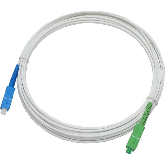 Câble fibre optique pour Freebox 15m00