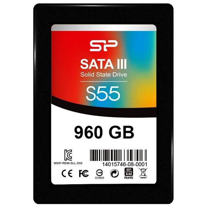 SILICON POWER SSD SATAIII TLC S55 960 GB 7mm 25 entry level