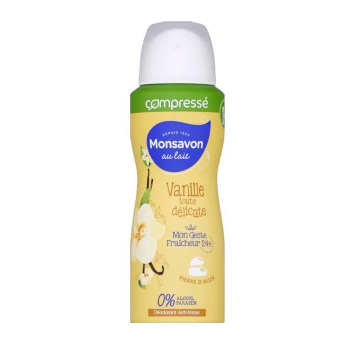 MONSAVON Déodorant lait & vanille - 100 ml