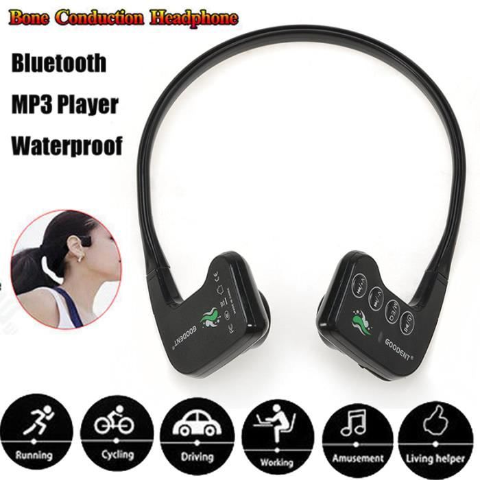 Professionnel Casque De Natation 905mb à Conduction Osseuse Plus Mp3
