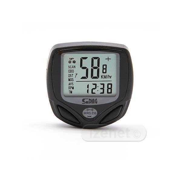 Compteur Sans Fil pour Vélo Odomètre Chronomètre Horloge