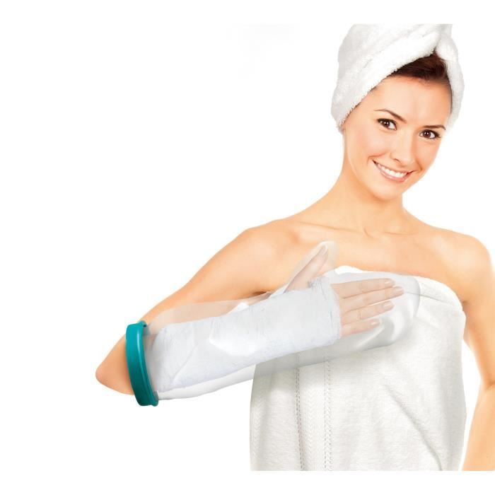 Housse Protect douche avant bras Adulte Mixte NOVOLIFE NL-12110 - Etanche - Facile à enfiler