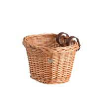 PANIER - SACOCHE VÉLO Petit panier de vélo pour enfant en osier avec deu PANIER - SACOCHE VÉLO Petit panier de vélo pour enfant en osier avec deu