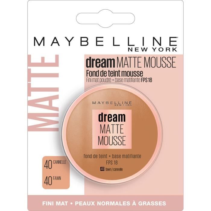 GEMEY MAYBELLINE Dream Mat Fond De Teint - 040 Cannelle