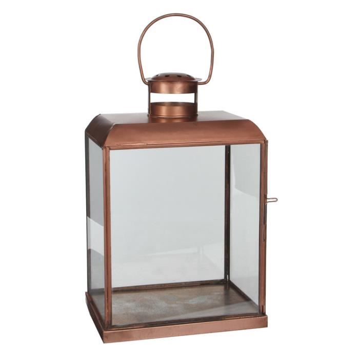 MICA Lanterne rectangulaire Shine - Cuivre