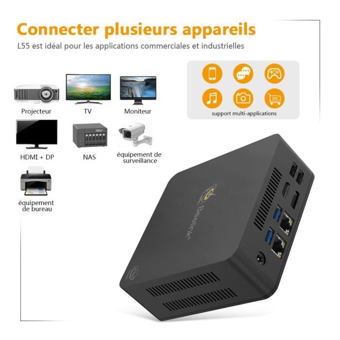 Beelink L55 Mini PC Win 10 Ordinateur de Bureau1