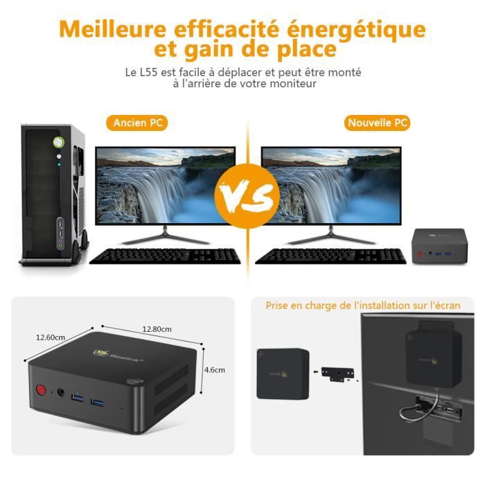 Beelink L55 Mini PC Win 10 Ordinateur de Bureau2