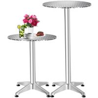 MANGE-DEBOUT TECTAKE Table Mange Debout en Aluminium Ø 60 cm - MANGE-DEBOUT TECTAKE Table Mange Debout en Aluminium Ø 60 cm -