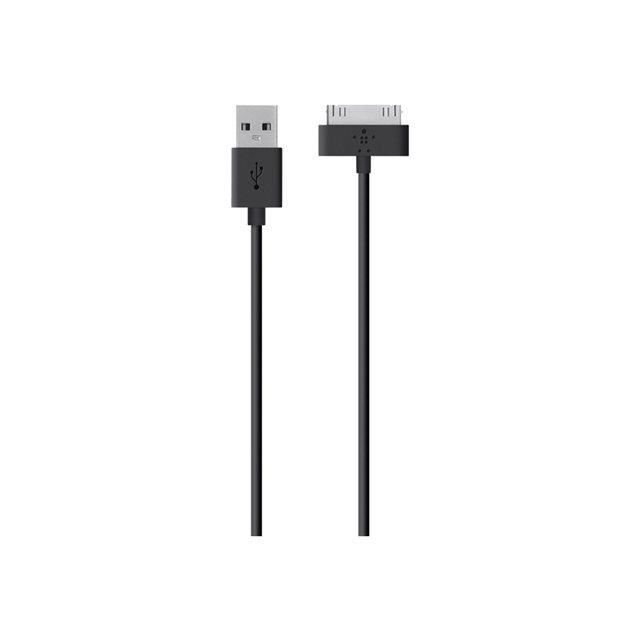 BELKIN Câble sync charge iPhone BLK F8J043bt04-BLK